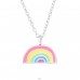 Rainbow - 925 Sterling Silver Necklace without stones A4S47260