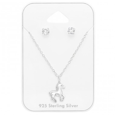 Set colier cal cu cercei  - Argint 925 Seturi De Bijuterii A4S45138