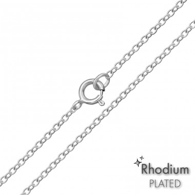 45 cm Cable Chain - 925 Sterling Silver Silver Chains A4S11347