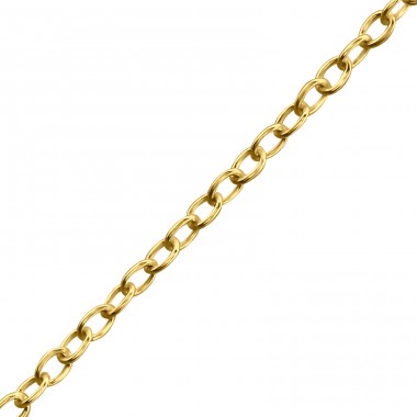 45 cm Cable - 925 Sterling Silver Silver Chains A4S11402