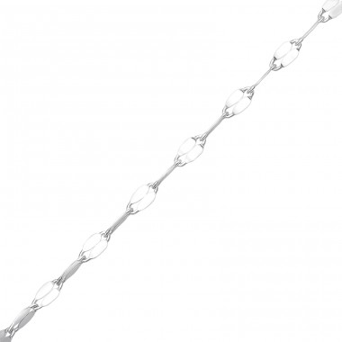 45cm Flat - 925 Sterling Silver Silver Chains A4S43647