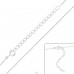  Square Link 45cm - 925 Sterling Silver Silver Chains A4S48110
