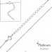 Kígyó platina lánc 45 cm - 925 Ezüst Láncok A4S48609