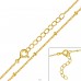 Kábeles aranyozott lánc 39 cm - 925 Ezüst Láncok A4S48614