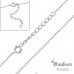 Kábel lánc 45 cm - 925 Ezüst Láncok A4S48617