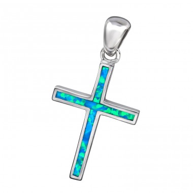 Cruce - Argint 925 Pandantive cu zirconiu A4S34307