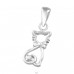 Pisica - Argint 925 Pandantive cu zirconiu A4S36854