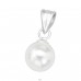Striebro veľkoobchod  Perla 8mm - Šperkové Striebro 925 Prívesky So Zirkónom A4S42190 Perla 8mm - Šperkové Striebro 925 Prívesky So Zirkónom A4S42190