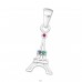 Eiffel-Torony - 925 Ezüst Cirkónia medálok A4S44492