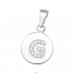 Pandantiv litera "G" cu pietre - Argint 925 Pandantive Cu Zirconiu A4S46508