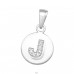 Pandantiv litera "J" cu pietre - Argint 925 Pandantive Cu Zirconiu A4S46514
