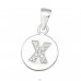Pandantiv litera "X" cu pietre - Argint 925 Pandantive Cu Zirconiu A4S46542