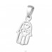 Strieborný Hamsa - Striebro 925 Prívesky bez kameňov A4S11268