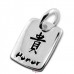 Srebrna Zawieszka Chiński Napis Honor - Srebro próby 925 Wisiorki bez kamieni A4S11507