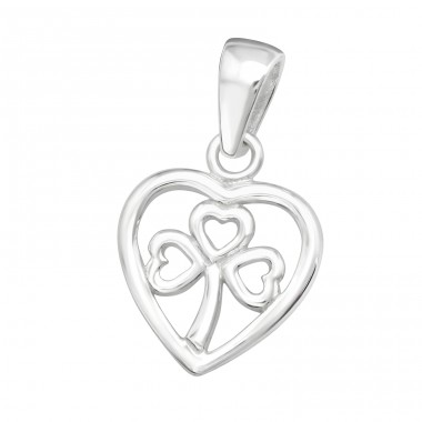 Lucky Clower - 925 Sterling Silver Pendants without stones A4S44357
