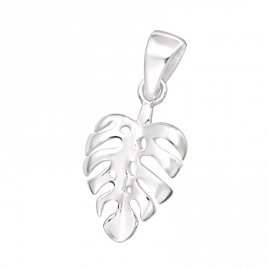 Monster plant Leaf - 925 Sterling Silver Pendants Without Stones A4S44365