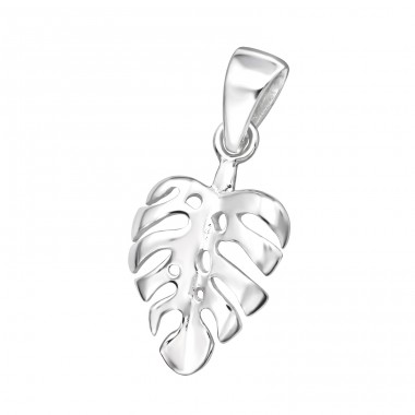 Monster plant Leaf - 925 Sterling Silver Pendants Without Stones A4S44365