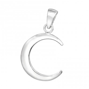 Crescent Moon - 925 Sterling Silver Pendants without stones A4S44375