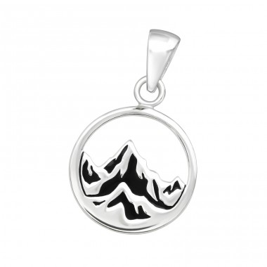 Mountain - 925 Sterling Silver Pendants without stones A4S44408