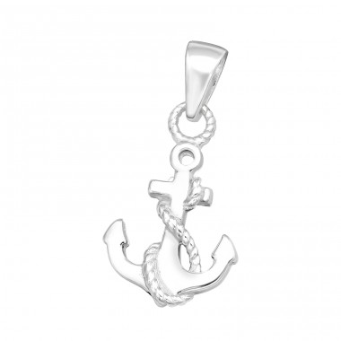 Anchor - 925 Sterling Silver Pendants without stones A4S44416