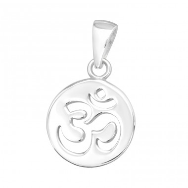 Om Symbol - 925 Sterling Silver Pendants without stones A4S44428