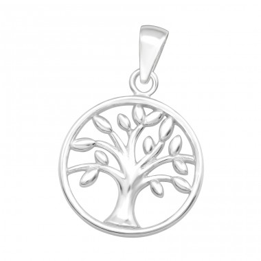 Laser Cut Tree Of Life - 925 Sterling Silver Pendants without stones A4S44443