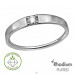 Rotund lat cu diamant - Argint 925 Inele Cu Diamante Create În Laborator A4S51343