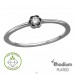 Trandafir cu diamant - Argint 925 Inele Cu Diamante Create În Laborator A4S51345