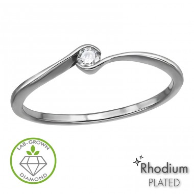 Serpuit cu diamant - Argint 925 Inele Cu Diamante Create În Laborator A4S51351