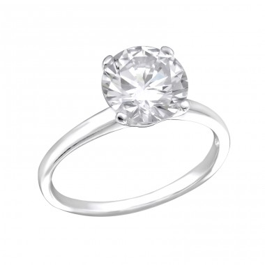 Round - 925 Sterling Silver Rings with stones A4S27270