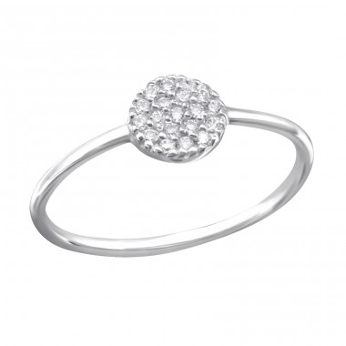 Round - 925 Sterling Silver Rings with stones A4S27612