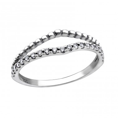 Pattern - 925 Sterling Silver Rings with stones A4S29227