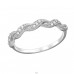 Twisted - 925 Sterling Silver Rings with stones A4S29249