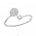 Pave Micro Deschis - Argint 925 Inele cu pietre A4S30523