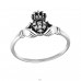 Claddagh - Striebro 925 prstene s kameňmi A4S32334