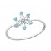 Snowflake - 925 Sterling Silver Rings with stones A4S33903