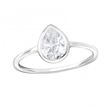 Teardrop - 925 Sterling Silver Rings with stones A4S36163