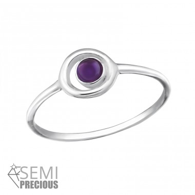 Kruh - Striebro 925 prstene s kameňmi A4S37504
