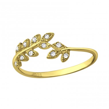 Frunze - Argint 925 Inele cu zirconiu A4S37978
