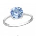 Kolo - Šperkové Striebro 925 Prstene So Swarovski kryštáľom A4S38746