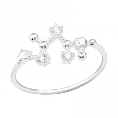 November Sagittarius - 925 Sterling Silver Rings With Zirconia Stones A4S39223