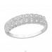 Olive Branch - 925 Sterling Silver Rings with Zirconia stones A4S39778