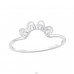 Princess Crown - 925 Sterling Silver Rings With Stones A4S41433