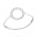 Circle - 925 Sterling Silver Rings with stones A4S41717