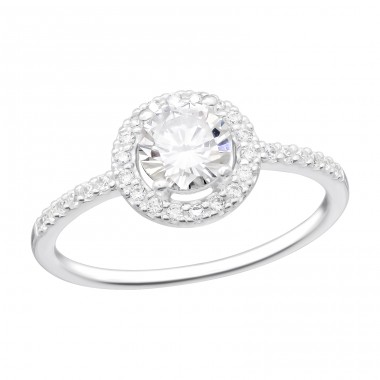 Solitaire - Stříbro 925 Prsteny s kameny A4S41925
