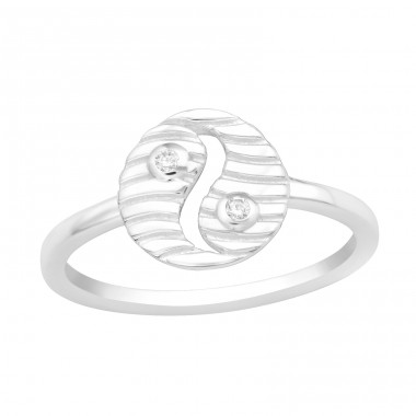 Yin-Yang - 925 Sterling Silver Rings with stones A4S43592