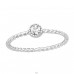 Round - 925 Sterling Silver Rings with stones A4S45017