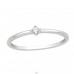 Solitaire - 925 Sterling Silver Rings with stones A4S45065
