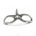 Starfish ring vintage - 925 Sterling Silver Rings With Stones A4S45820