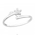 Blumen mit Zirkoniasteinen - 925Er Silber Ringe Mit Steinen A4S47668